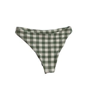 Mimi The Label The Destiny Bikini Bottoms in Green Gingham
